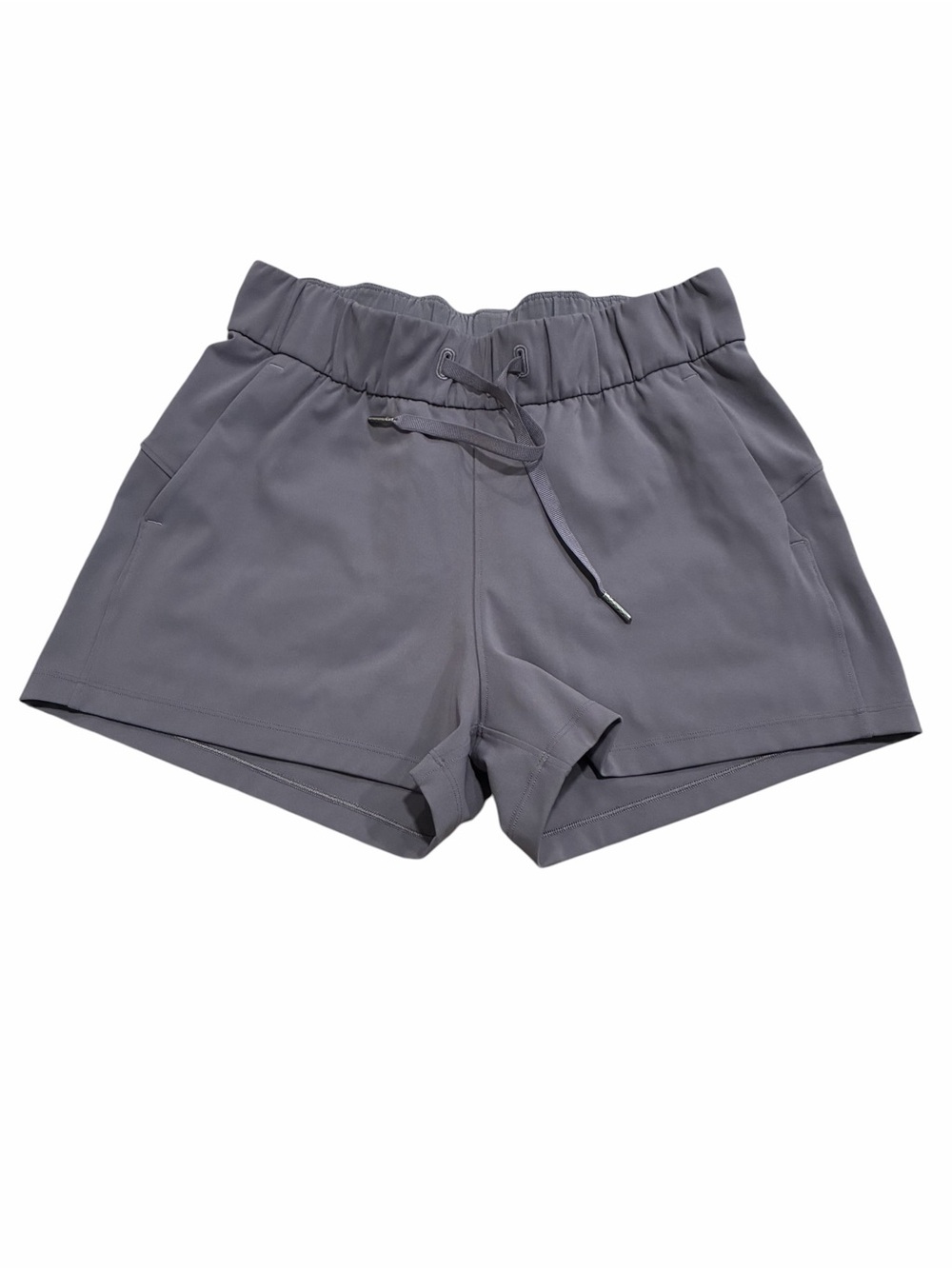 lululemon athletica on the fly Women’s Slate Gray Athletic Drawstring Shorts